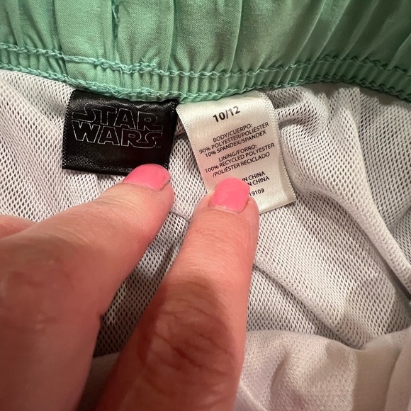 Star Wars Sz 10/12 Baby Yoda The Child Swim Trunks - Picture 4 of 9